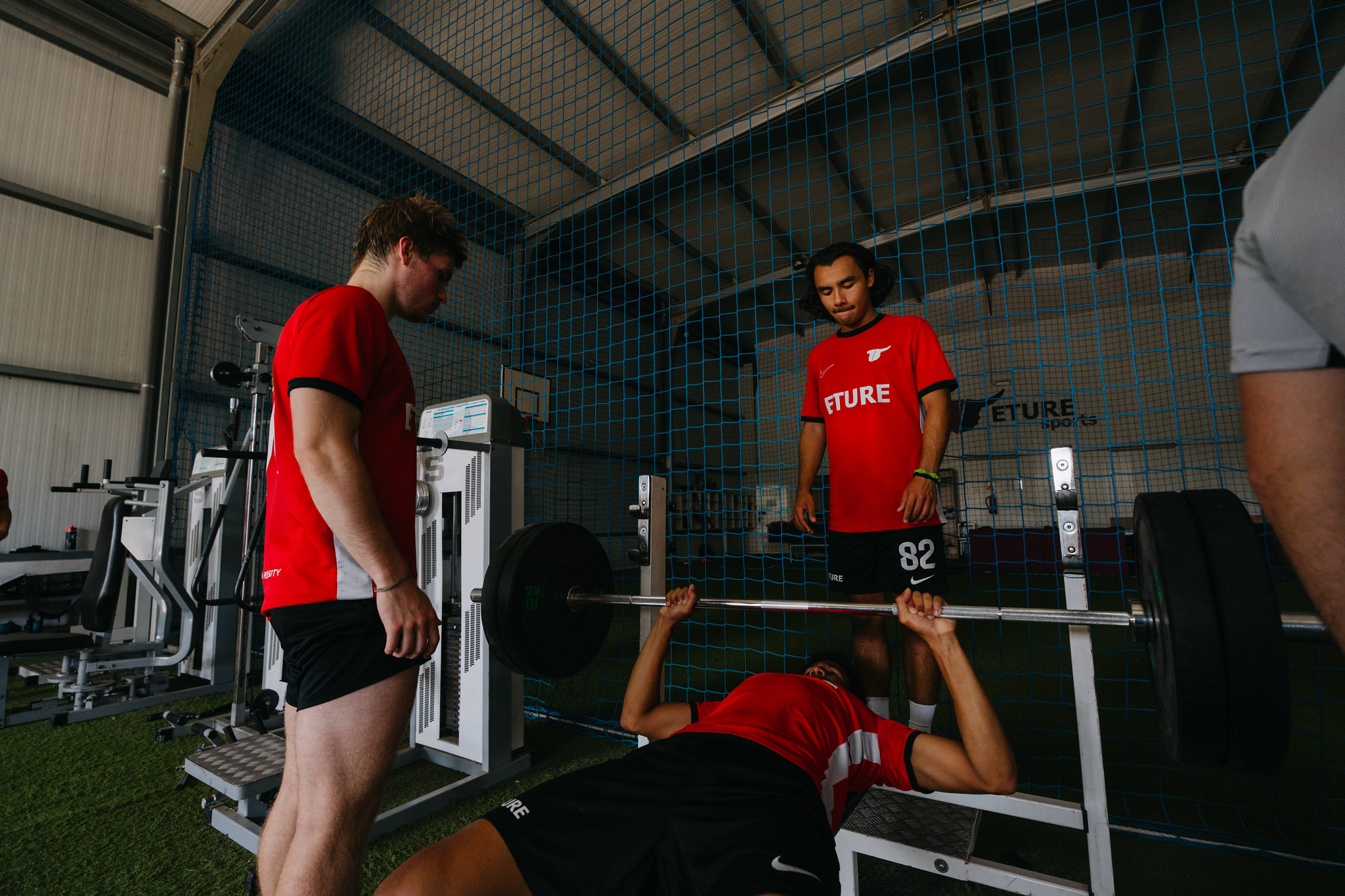 Players in the ETURE gym facility