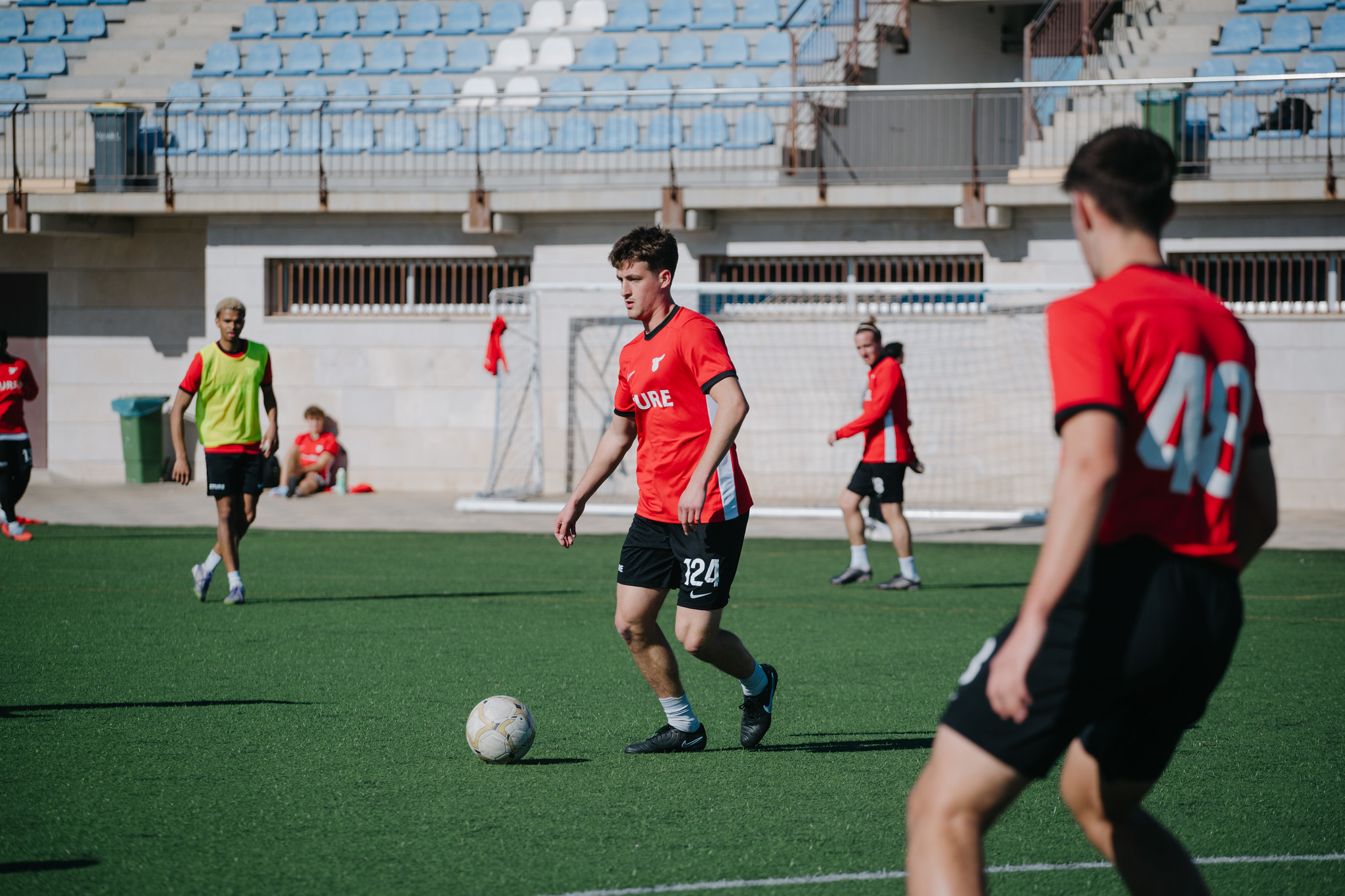 ETURE FC players in a match situation