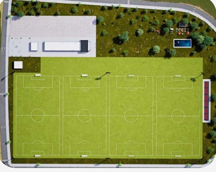ETURE Complex aerial render, Season 2026-27