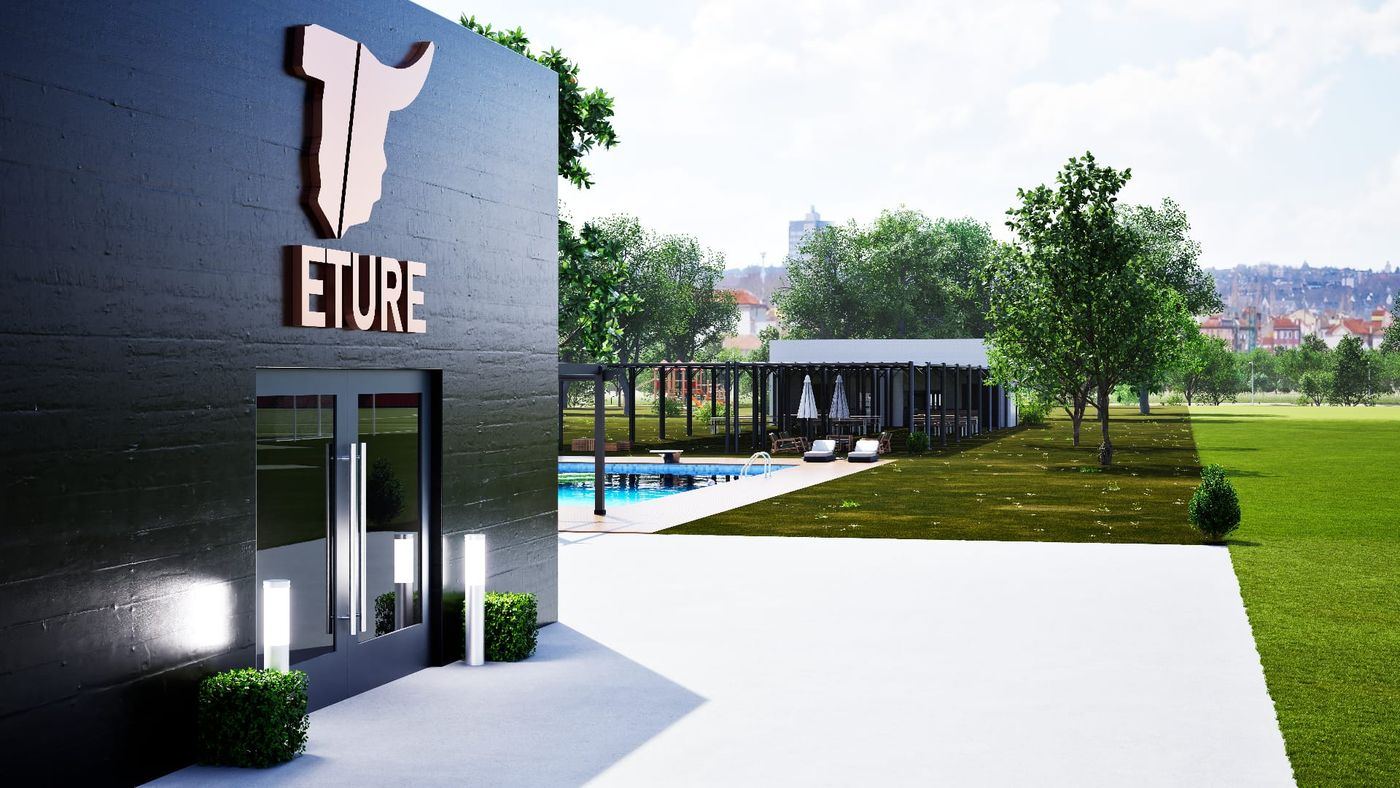 ETURE Training Complex render