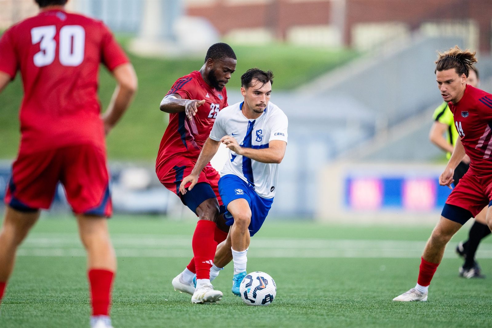 ETURE international player in an NCAA match