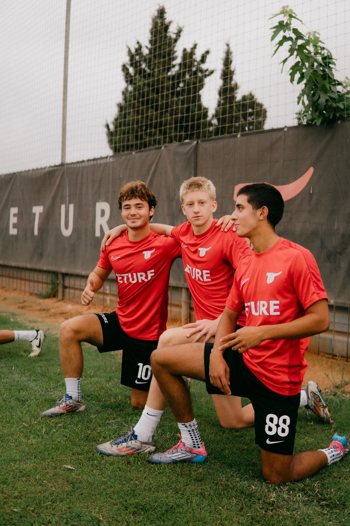 ETURE FC players before a match