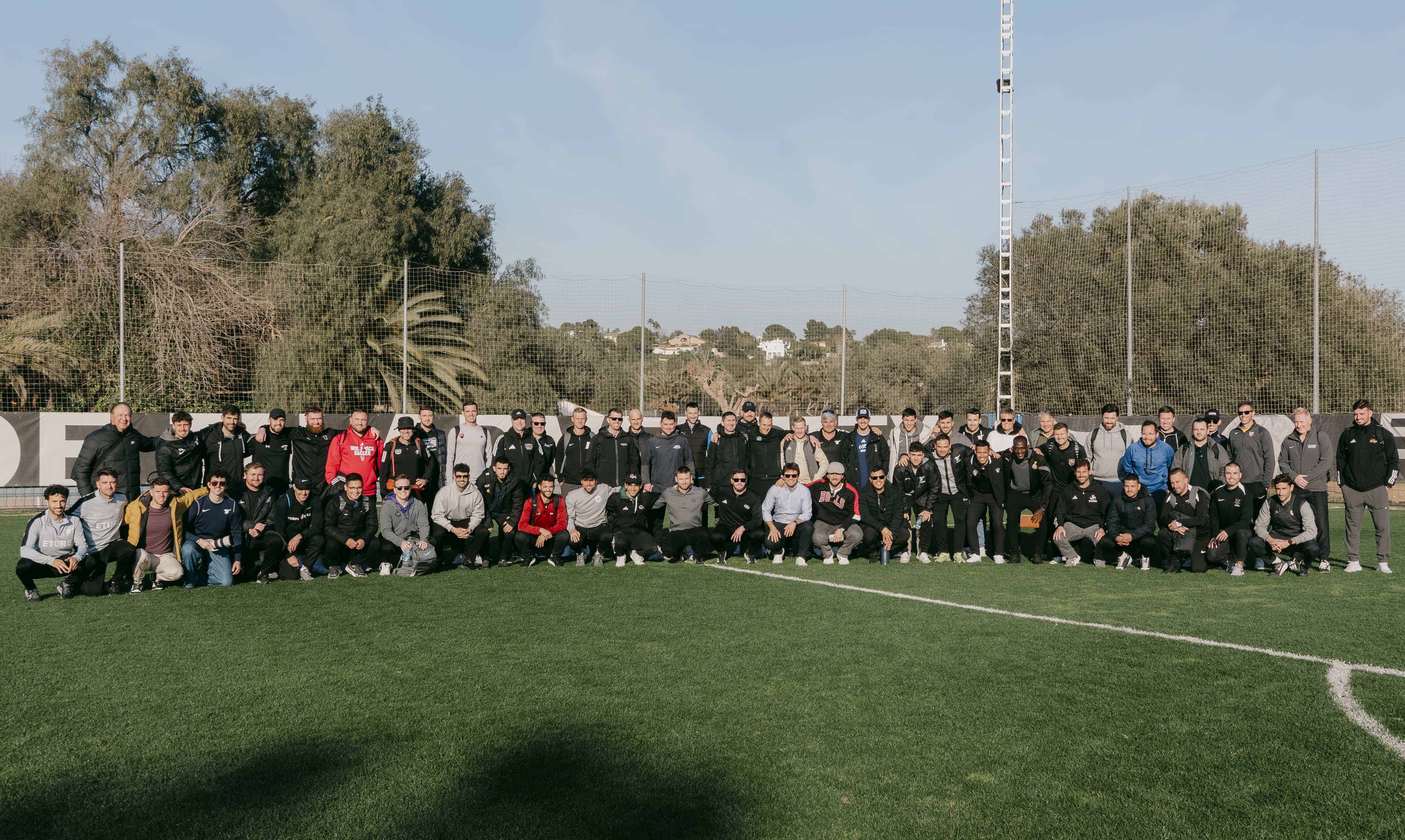 ETURE Showcase coaches and staff group photo