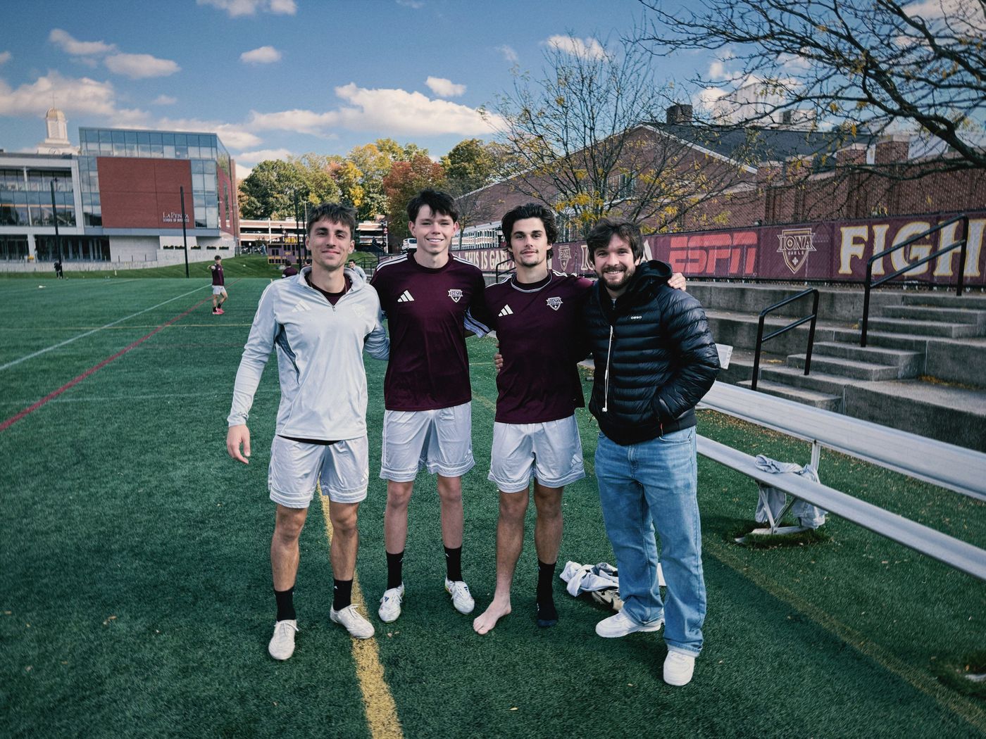 ETURE alumni on their college campus